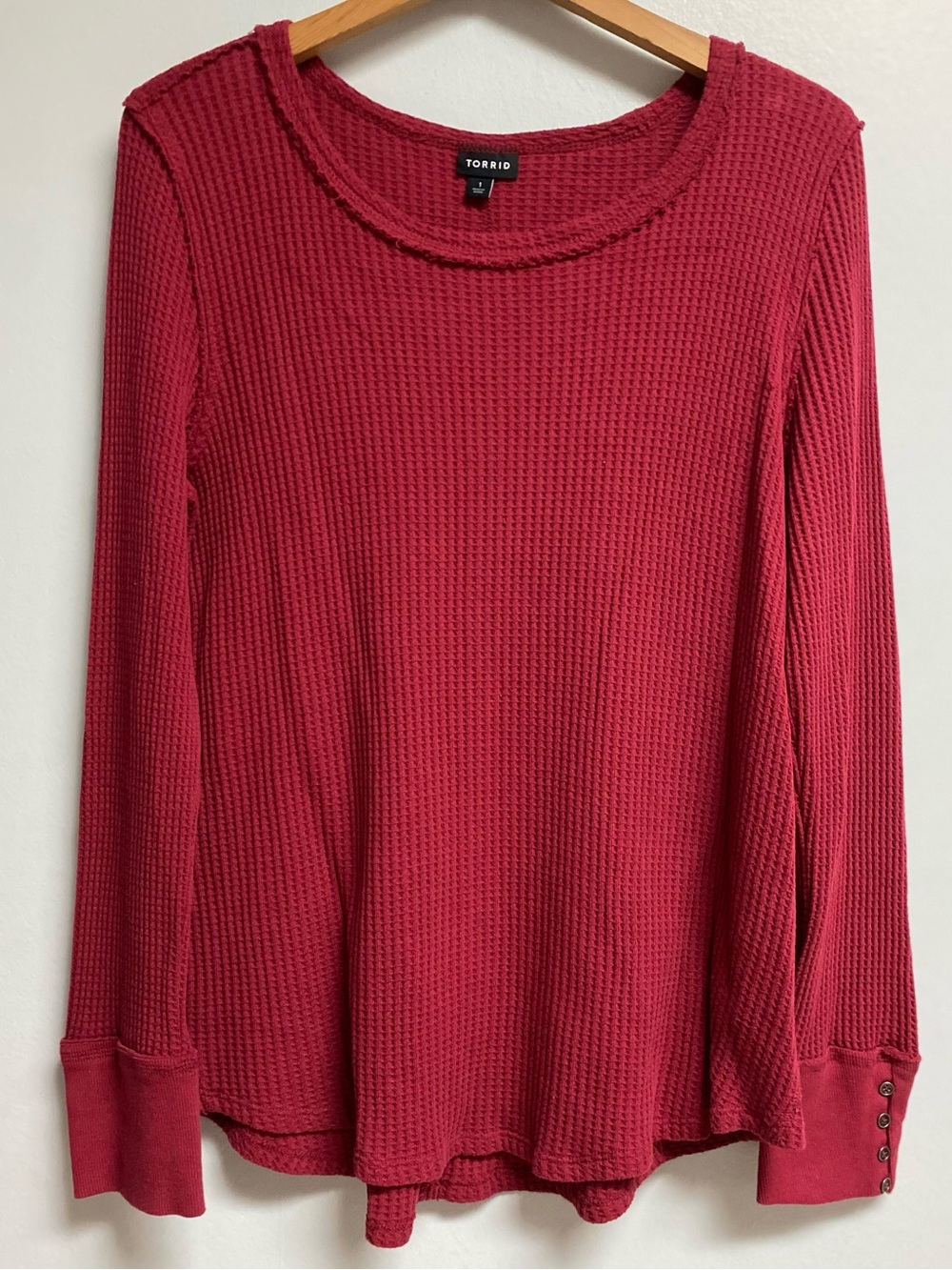 TORRID WAFFLE KNIT TOP - 1X (1)